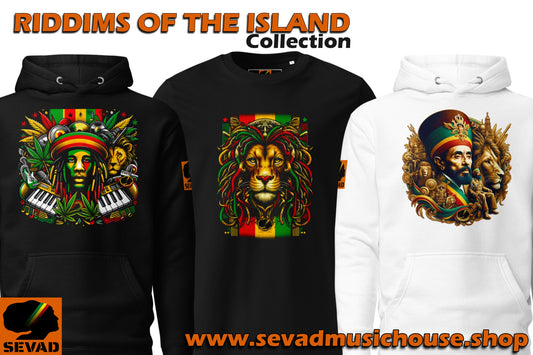 RIDDIMS OF THE ISLAND: Wearing Jamaica's Heart and Soul - SEVAD MUSIC HOUSE