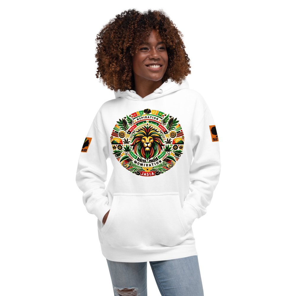 Empowerment Riddims: Unisex Hoodie - SEVAD MUSIC HOUSE - Hoodie - SEVAD MUSIC HOUSE - 3284250_10774 - White - S - Empowerment Riddims: Unisex Hoodie