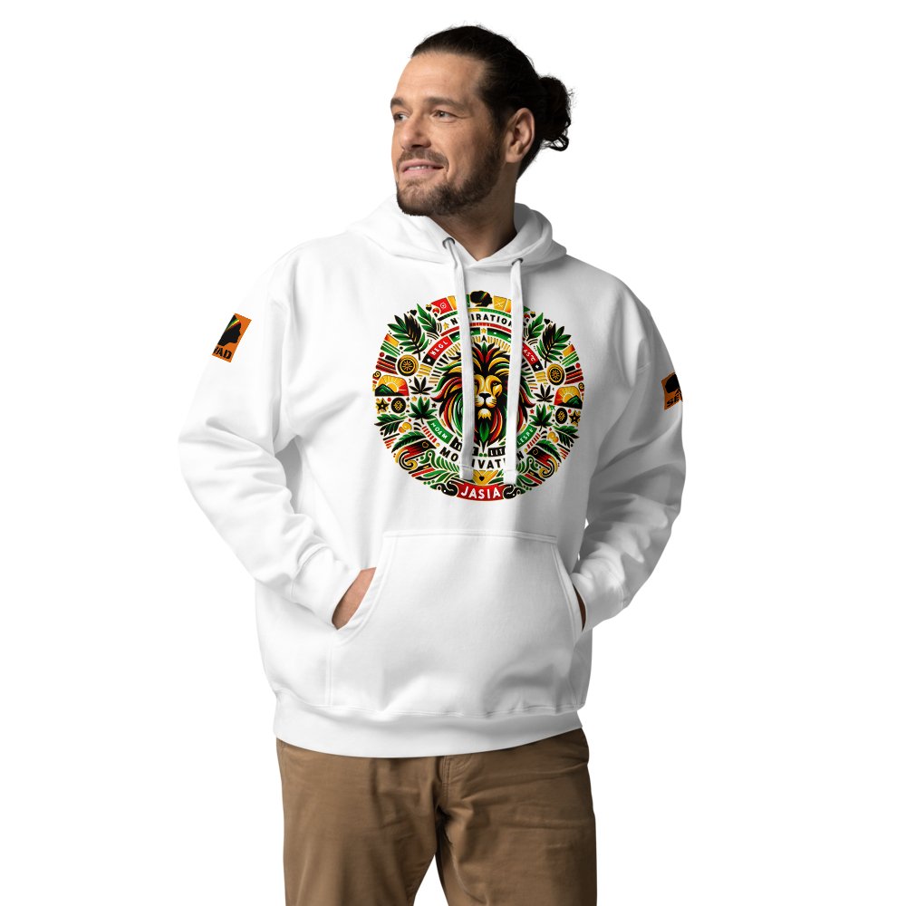 Empowerment Riddims: Unisex Hoodie - SEVAD MUSIC HOUSE - Hoodie - SEVAD MUSIC HOUSE - 3284250_10774 - White - S - Empowerment Riddims: Unisex Hoodie