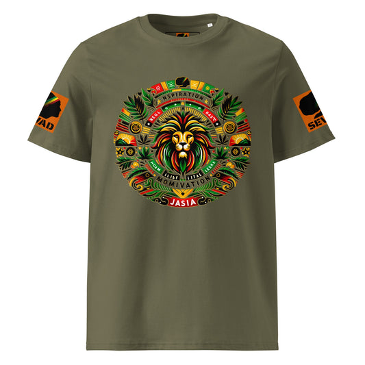 Empowerment Riddims: Unisex organic cotton t-shirt - SEVAD MUSIC HOUSE - T-Shirt - SEVAD MUSIC HOUSE - 8368250_17144 - Khaki - S - Empowerment Riddims: Unisex organic cotton t-shirt