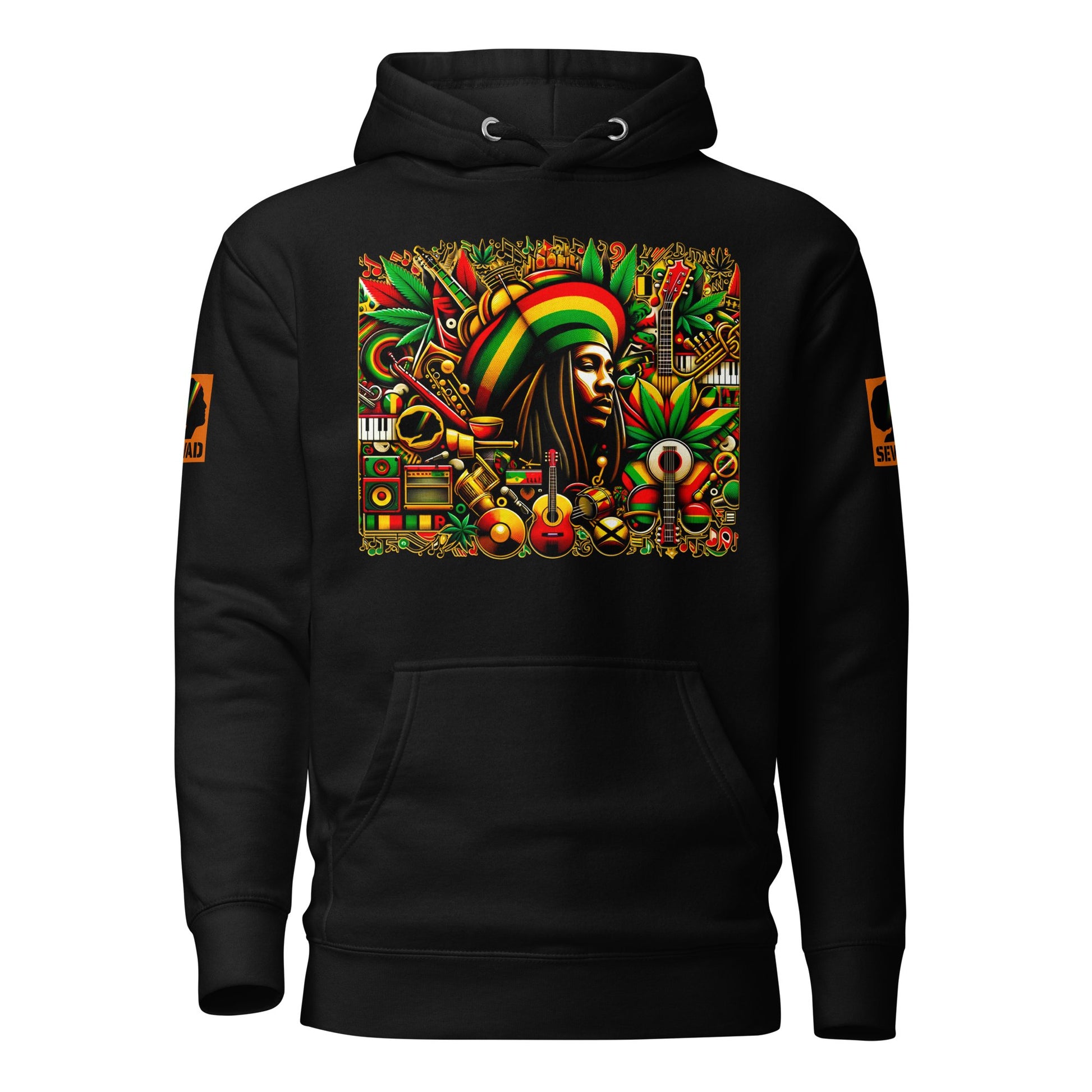 Harmony & Heritage: Unisex Hoodie - SEVAD MUSIC HOUSE - Hoodie - SEVAD MUSIC HOUSE - 2995584_10779 - Black - S - Harmony & Heritage: Unisex Hoodie