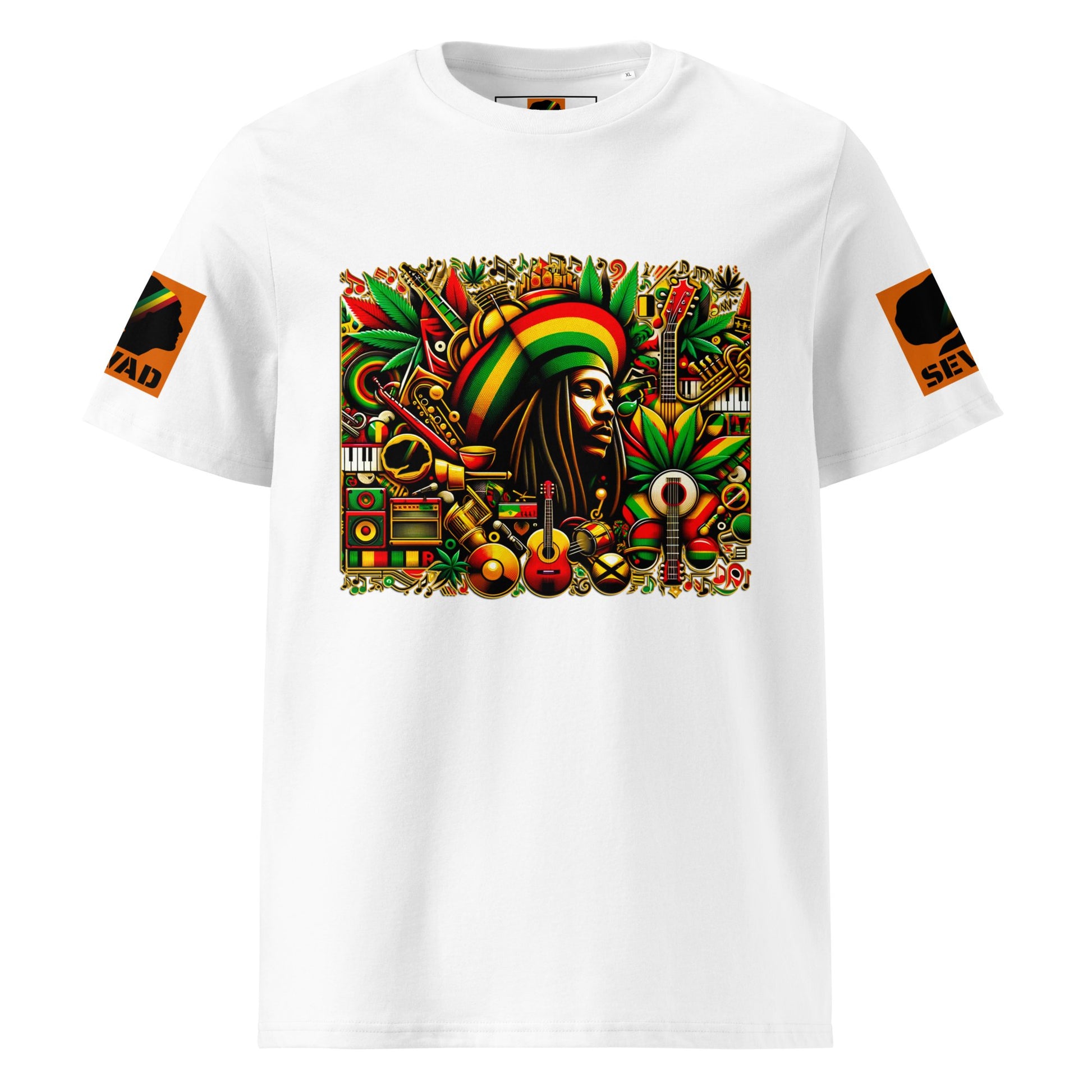 Harmony & Heritage: Unisex organic cotton t-shirt - SEVAD MUSIC HOUSE - T-Shirt - SEVAD MUSIC HOUSE - 1720078_11864 - White - S - Harmony & Heritage: Unisex organic cotton t-shirt
