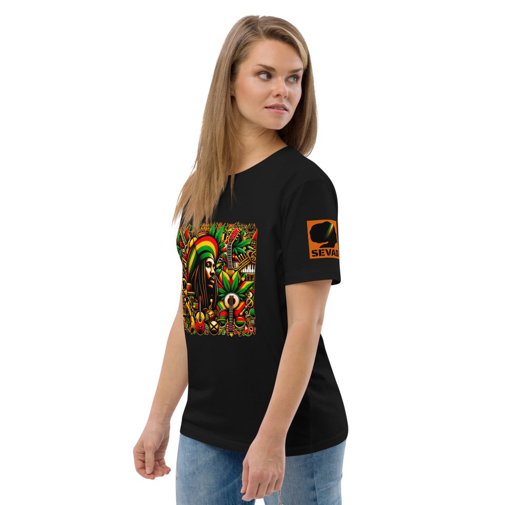 Harmony & Heritage: Unisex organic cotton t-shirt - SEVAD MUSIC HOUSE - T-Shirt - SEVAD MUSIC HOUSE - 1720078_11869 - Black - S - Harmony & Heritage: Unisex organic cotton t-shirt