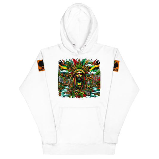 Heartbeat of the Isle: Unisex Hoodie - SEVAD MUSIC HOUSE - Hoodie - SEVAD MUSIC HOUSE - 5557847_10774 - White - S - Heartbeat of the Isle: Unisex Hoodie