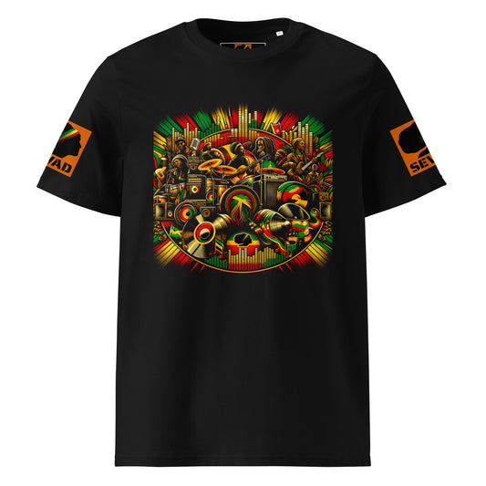 Island Beats: Unisex organic cotton t-shirt - SEVAD MUSIC HOUSE - T-Shirt - SEVAD MUSIC HOUSE - 9015368_11869 - Black - S - Island Beats: Unisex organic cotton t-shirt