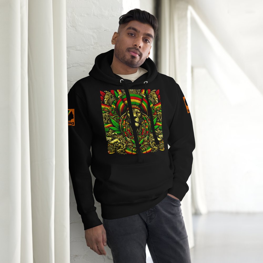 Lion’s Peace: Unisex Hoodie - SEVAD MUSIC HOUSE - Hoodie - SEVAD MUSIC HOUSE - 2621191_10779 - Black - S - Lion’s Peace: Unisex Hoodie