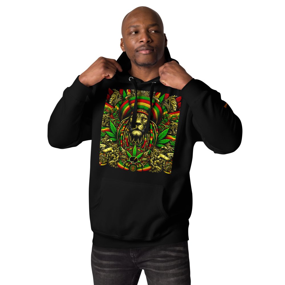 Lion’s Peace: Unisex Hoodie - SEVAD MUSIC HOUSE - Hoodie - SEVAD MUSIC HOUSE - 2621191_10779 - Black - S - Lion’s Peace: Unisex Hoodie