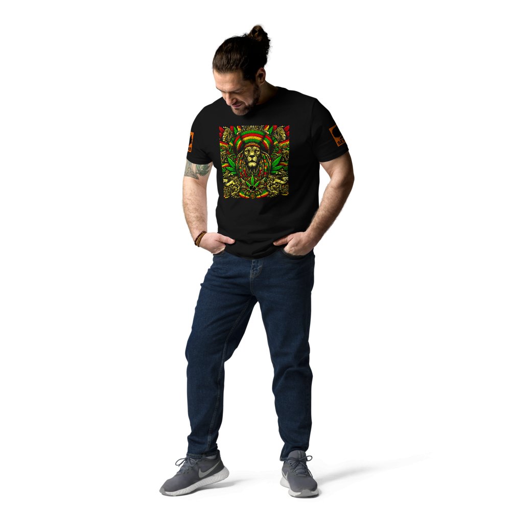 Lion’s Peace: Unisex organic cotton t-shirt - SEVAD MUSIC HOUSE - T-Shirt - SEVAD MUSIC HOUSE - 5171715_11869 - Black - S - Lion’s Peace: Unisex organic cotton t-shirt