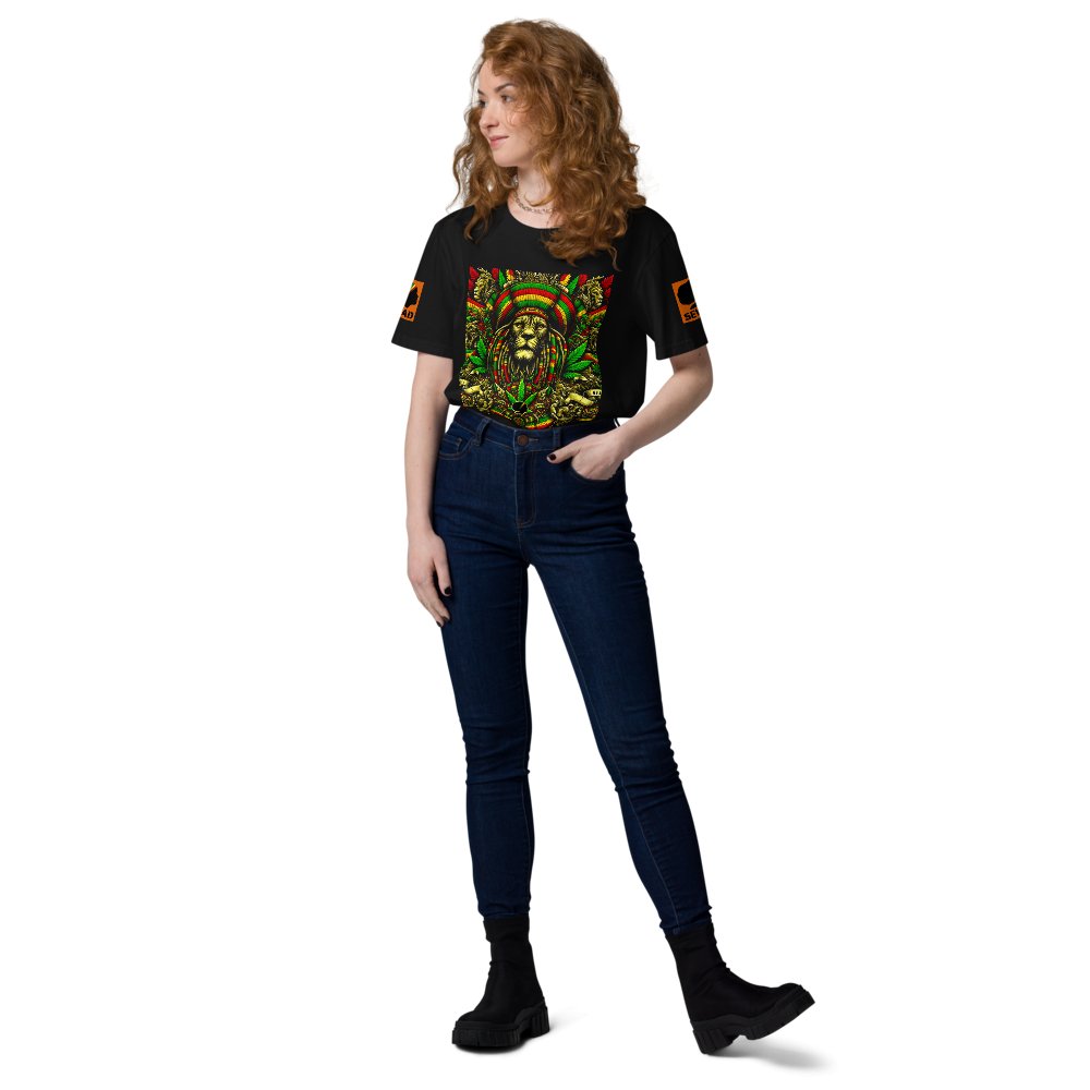 Lion’s Peace: Unisex organic cotton t-shirt - SEVAD MUSIC HOUSE - T-Shirt - SEVAD MUSIC HOUSE - 5171715_11869 - Black - S - Lion’s Peace: Unisex organic cotton t-shirt