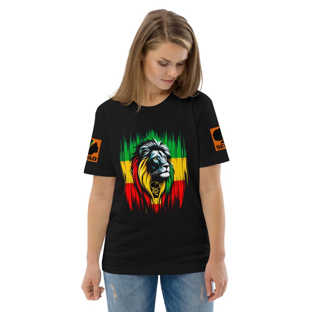 Pride of Ethiopia: Unisex organic cotton t-shirt - SEVAD MUSIC HOUSE - T-Shirt - SEVAD MUSIC HOUSE - 6519612_11869 - Black - S - Pride of Ethiopia: Unisex organic cotton t-shirt