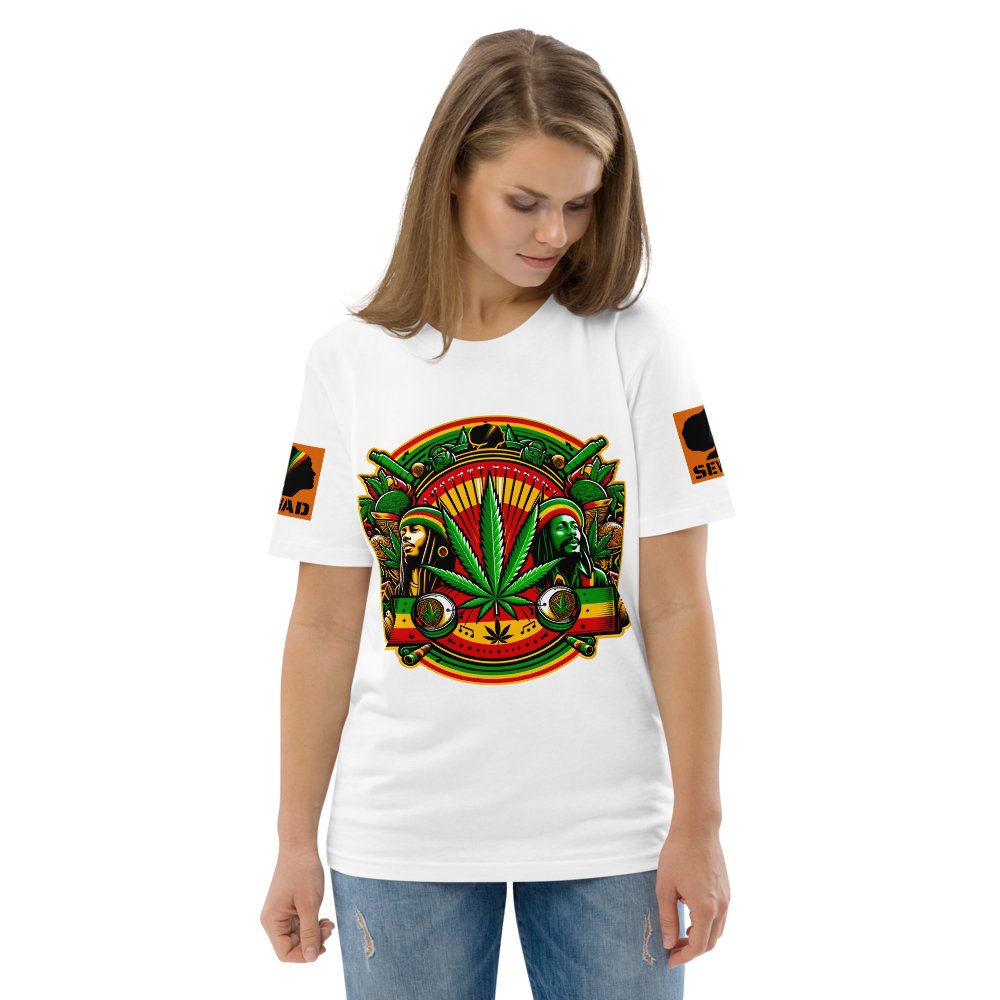 Reggae Roots: Unisex organic cotton t-shirt - SEVAD MUSIC HOUSE - T-Shirt - SEVAD MUSIC HOUSE - 5606842_11864 - White - S - Reggae Roots: Unisex organic cotton t-shirt