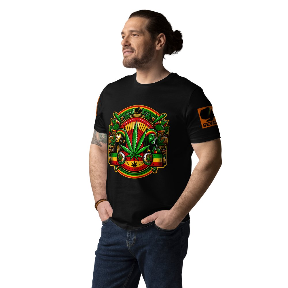 Reggae Roots: Unisex organic cotton t-shirt - SEVAD MUSIC HOUSE - T-Shirt - SEVAD MUSIC HOUSE - 5606842_11864 - White - S - Reggae Roots: Unisex organic cotton t-shirt