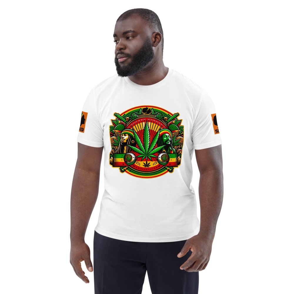 Reggae Roots: Unisex organic cotton t-shirt - SEVAD MUSIC HOUSE - T-Shirt - SEVAD MUSIC HOUSE - 5606842_11864 - White - S - Reggae Roots: Unisex organic cotton t-shirt