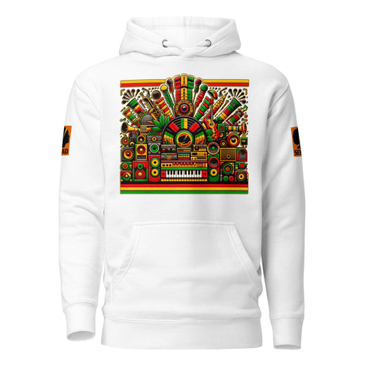 Soul of Reggae: Unisex Hoodie - SEVAD MUSIC HOUSE - Hoodie - SEVAD MUSIC HOUSE - 4473249_10774 - White - S - Soul of Reggae: Unisex Hoodie