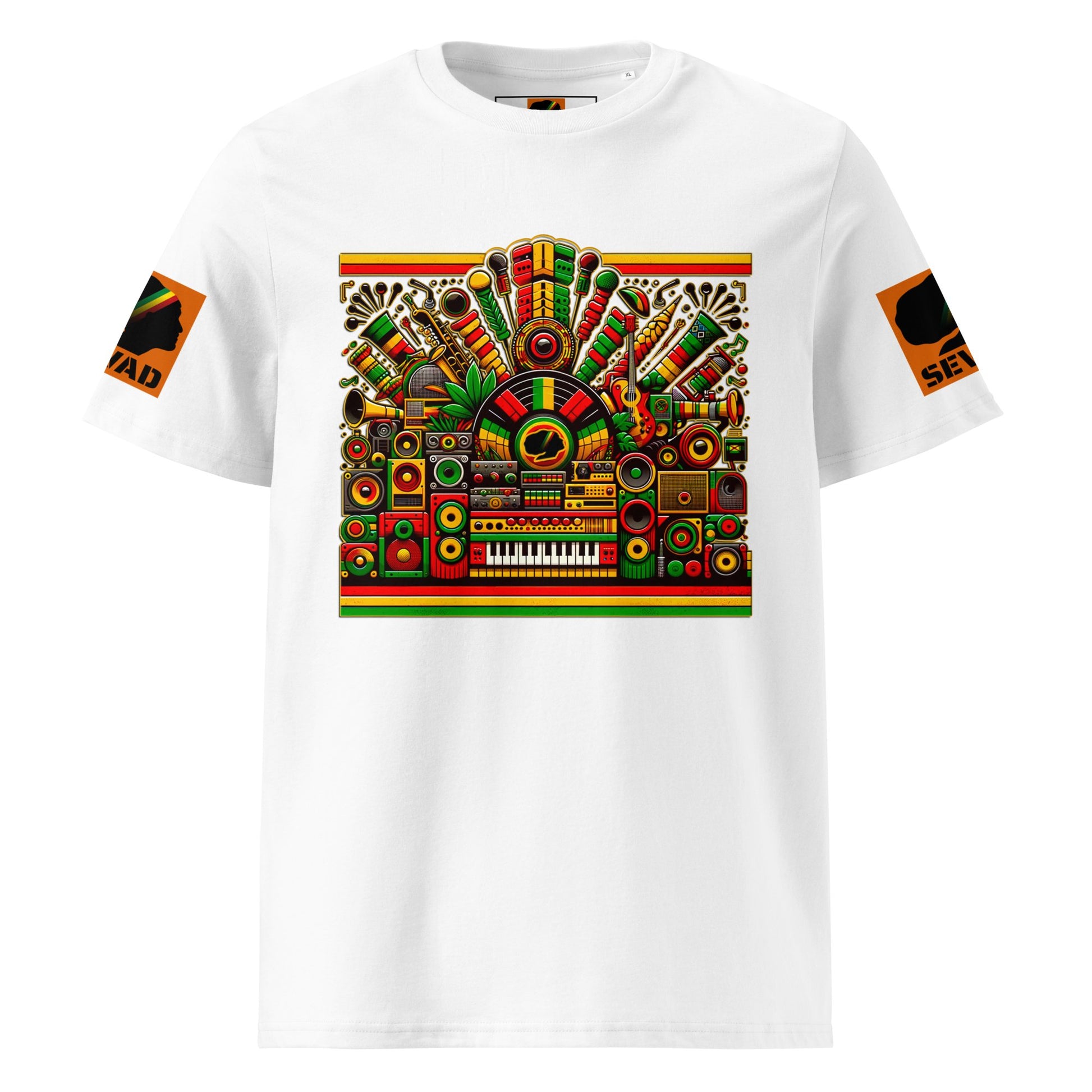 Soul of Reggae: Unisex organic cotton t-shirt - SEVAD MUSIC HOUSE - T-Shirt - SEVAD MUSIC HOUSE - 5991809_11864 - White - S - Soul of Reggae: Unisex organic cotton t-shirt