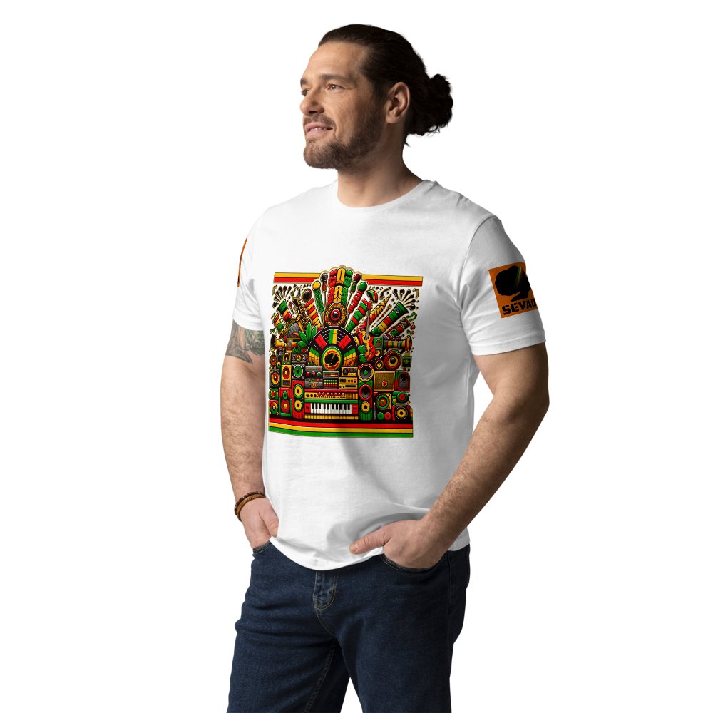 Soul of Reggae: Unisex organic cotton t-shirt - SEVAD MUSIC HOUSE - T-Shirt - SEVAD MUSIC HOUSE - 5991809_11869 - Black - S - Soul of Reggae: Unisex organic cotton t-shirt