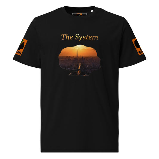 THE SYSTEM: Unisex organic cotton t-shirt - SEVAD MUSIC HOUSE - T-Shirt - SEVAD MUSIC HOUSE - 3881695_11869 - Black - S - THE SYSTEM: Unisex organic cotton t-shirt