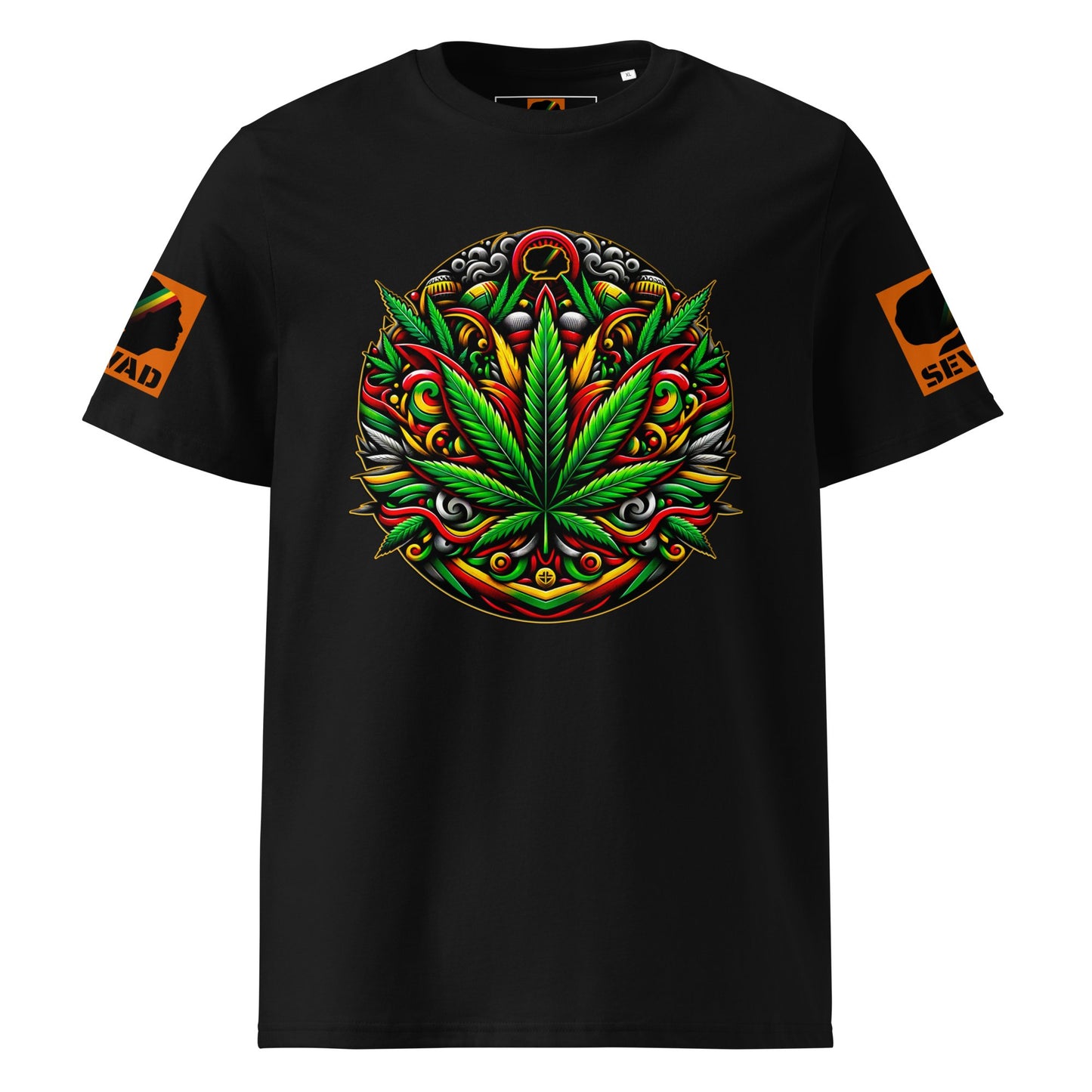 Verdant Vibrance: Unisex organic cotton t-shirt - SEVAD MUSIC HOUSE - T-Shirt - SEVAD MUSIC HOUSE - 3083052_11869 - Black - S - Verdant Vibrance: Unisex organic cotton t-shirt